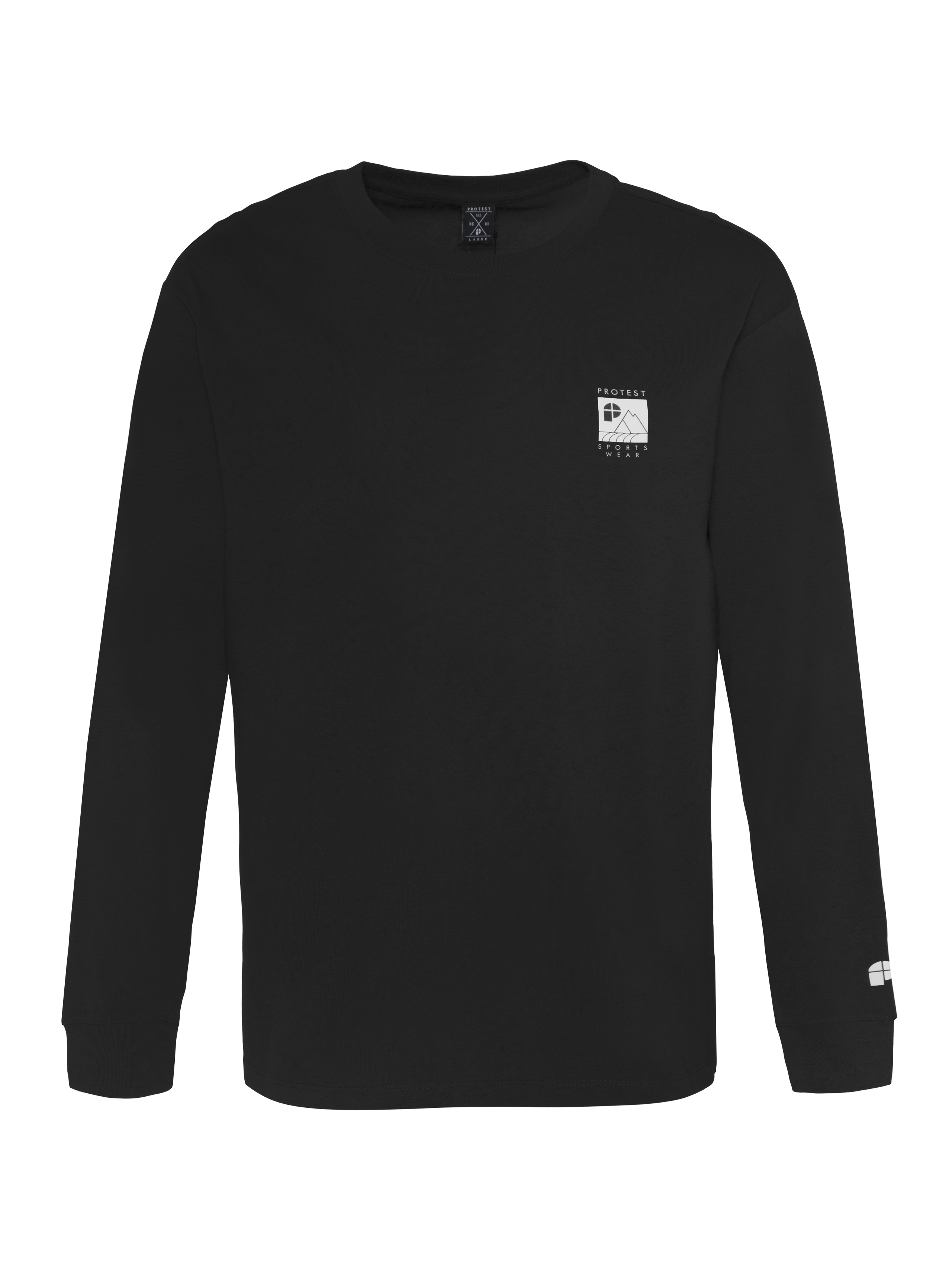 Protest Shelby Long Sleeve T-shirt Men - Black