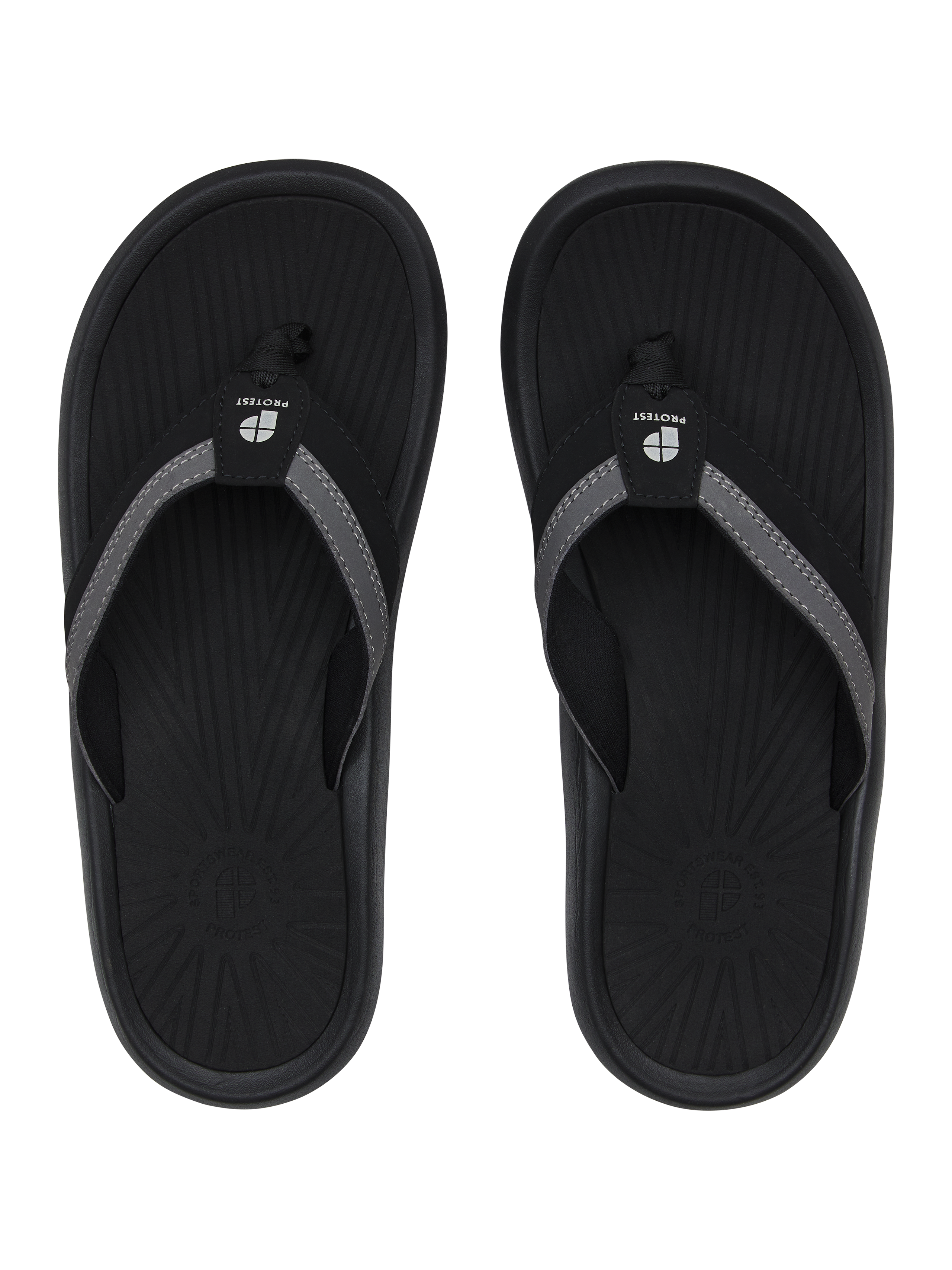Protest Prtkirk Slippers Heren - Zwart