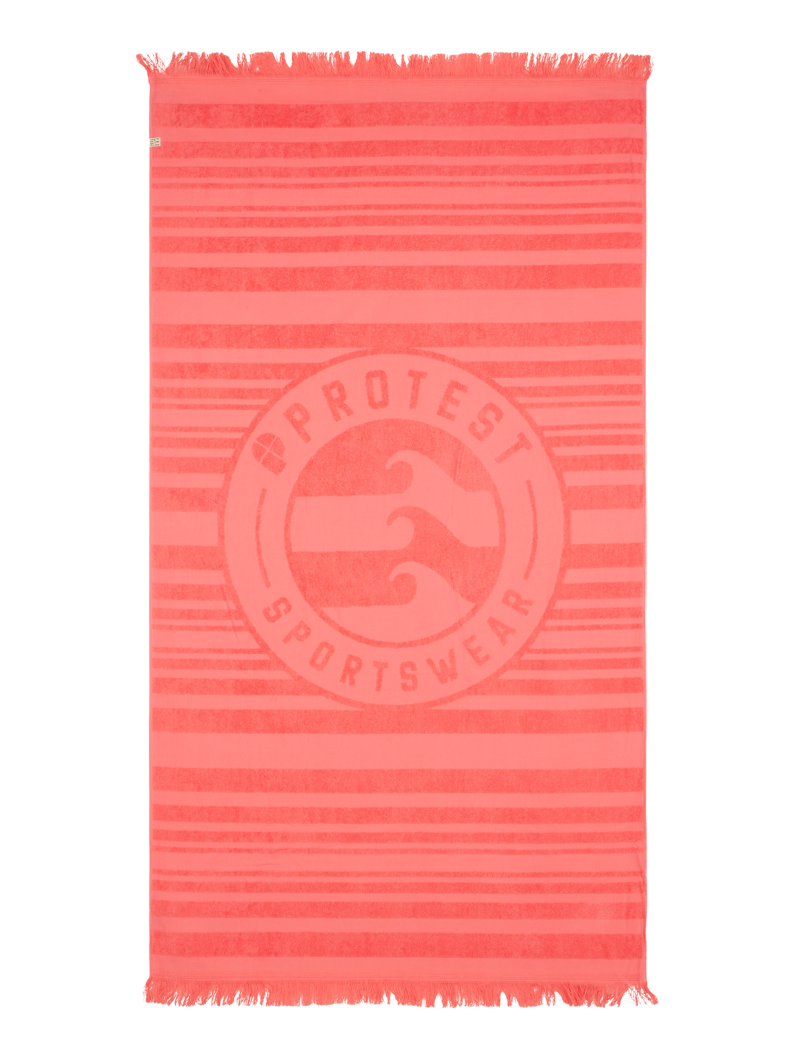 Protest Logo Towel Strandtuch Herren - Rosa