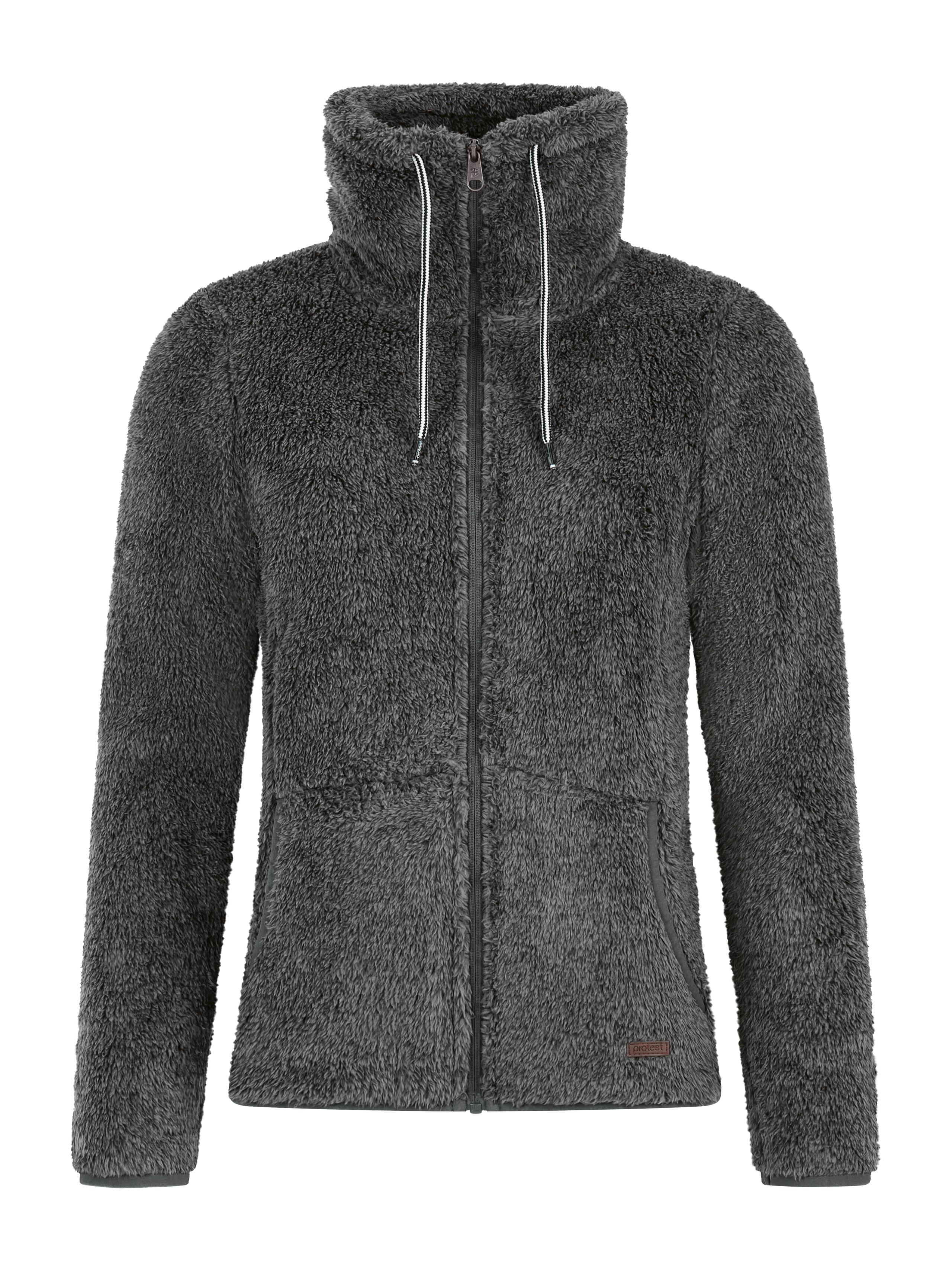Protest Riri Fleece Zip Up Women - Grey