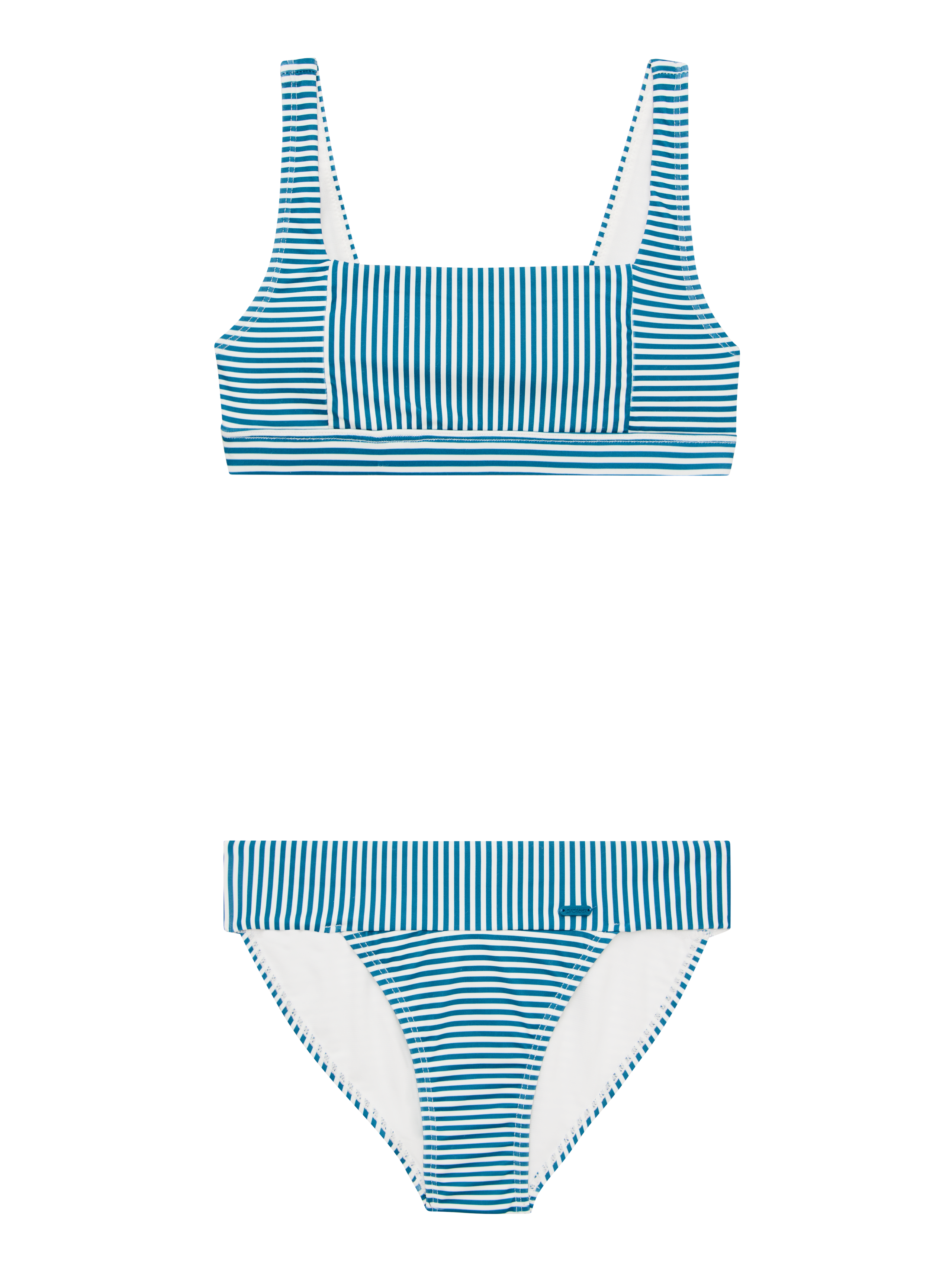 Protest Prtrox Jr Gestreepte Bralette Bikini Set Meisjes - Blauw