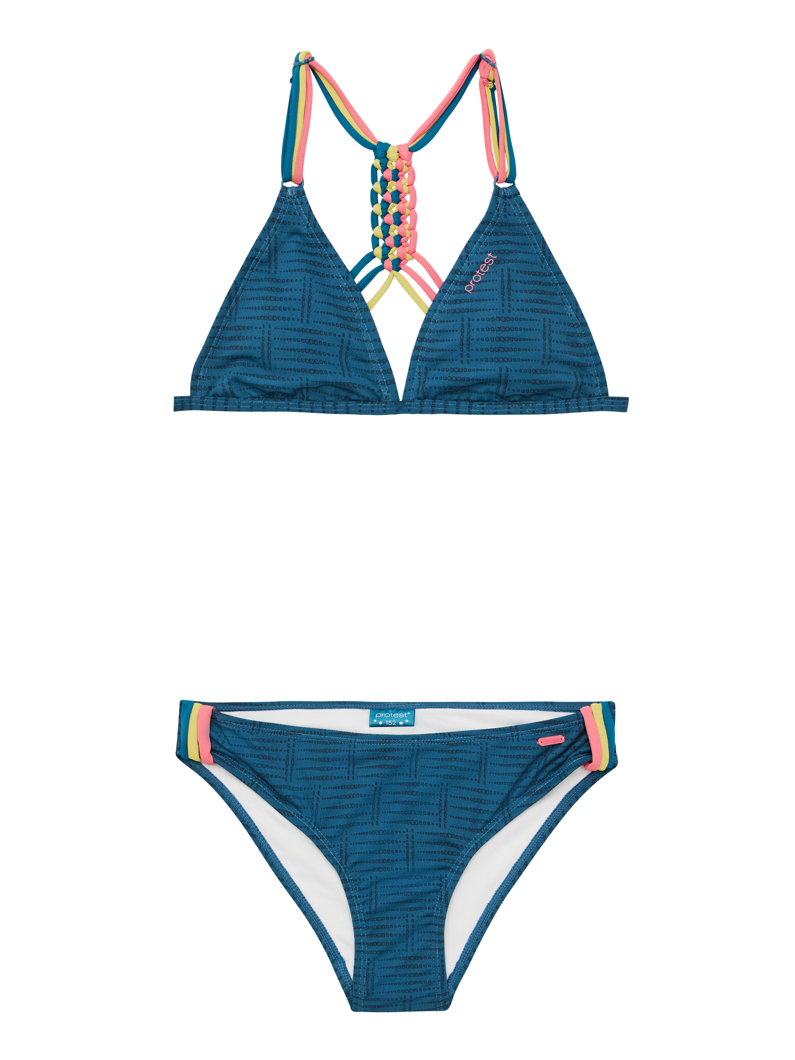 Protest Prtfimke 25 Jr Maillot De Bain Triangle Fille - Bleu