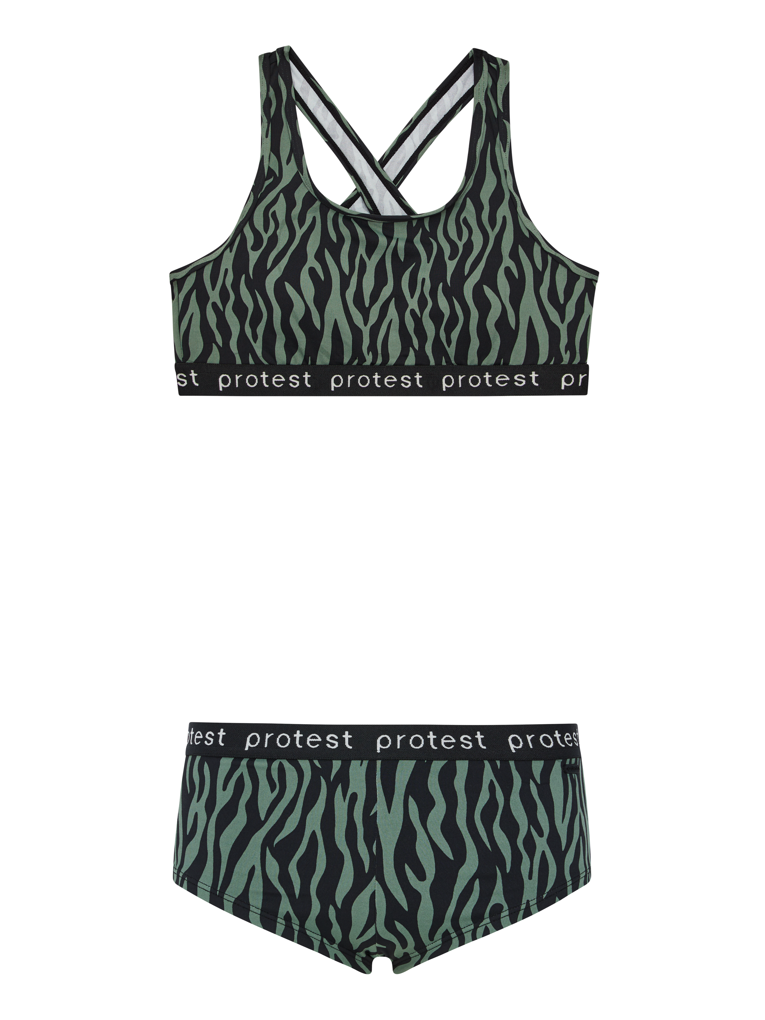 Protest Prtmonica Jr Bralette Bikini Set Meisjes - Groen