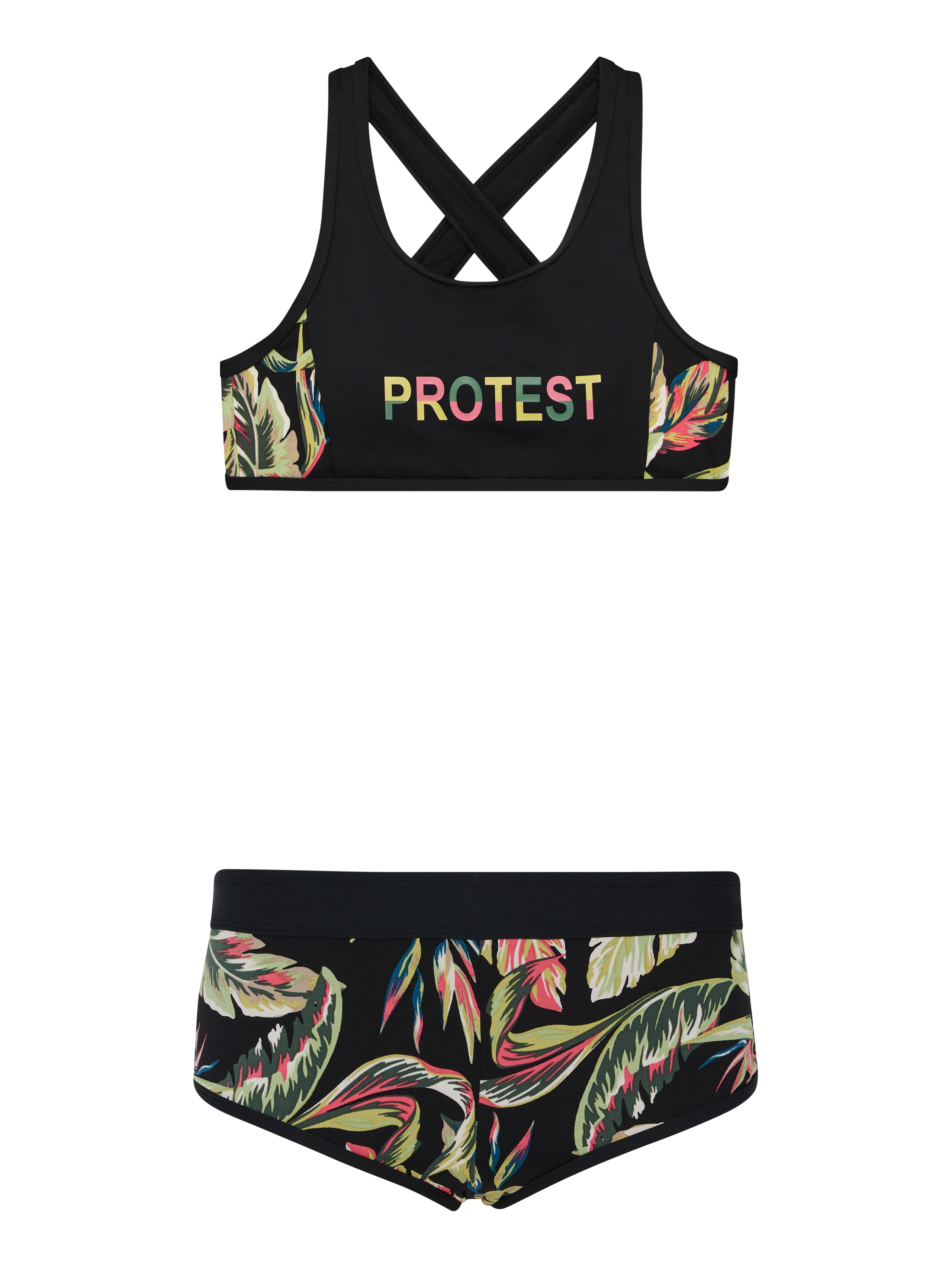 Protest Prtfavour Jr Bralette Bikini Set Meisjes - Zwart