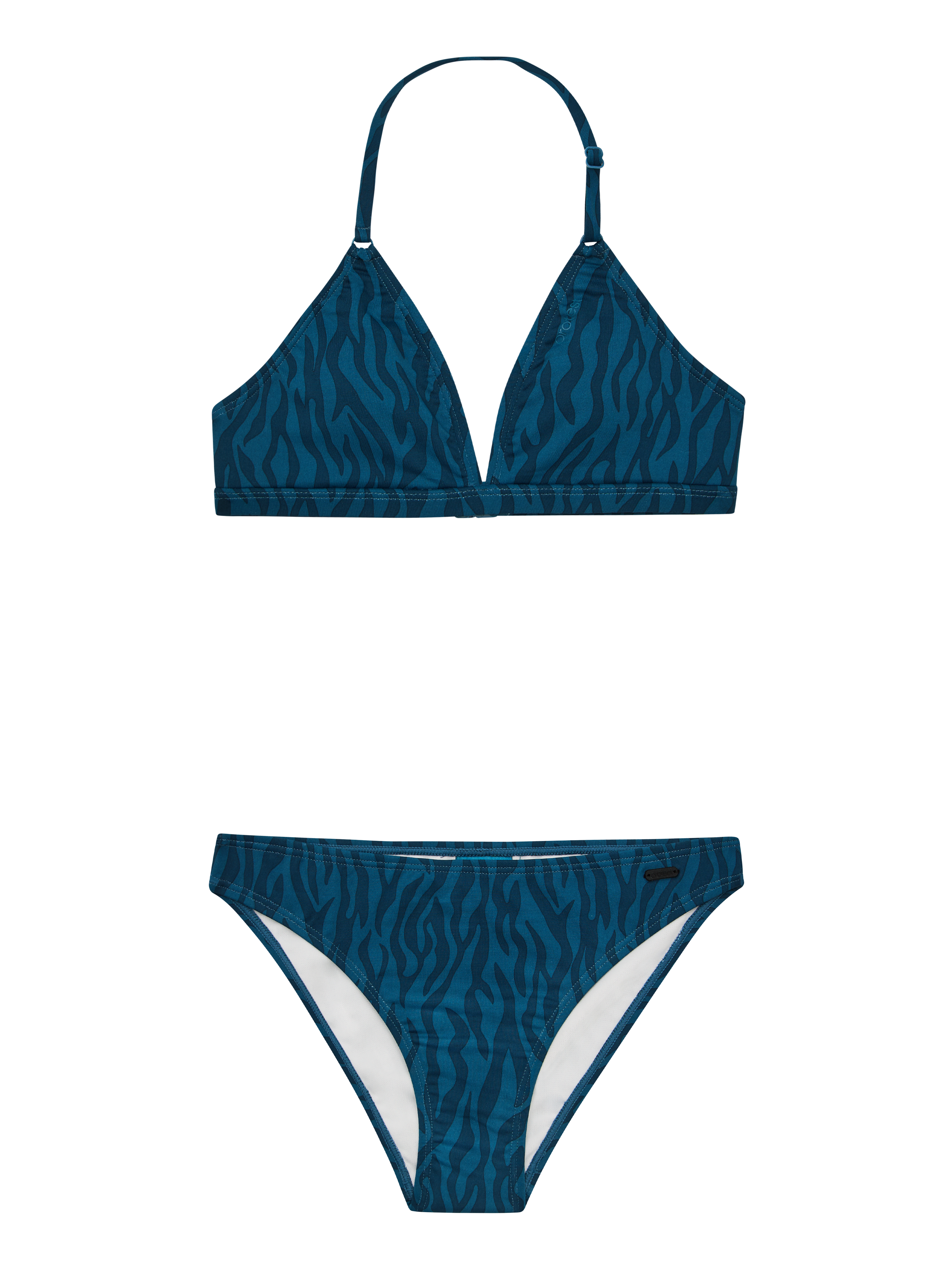 Protest Prtaniston Jr Tijger Triangel Bikini Set Meisjes - Blauw