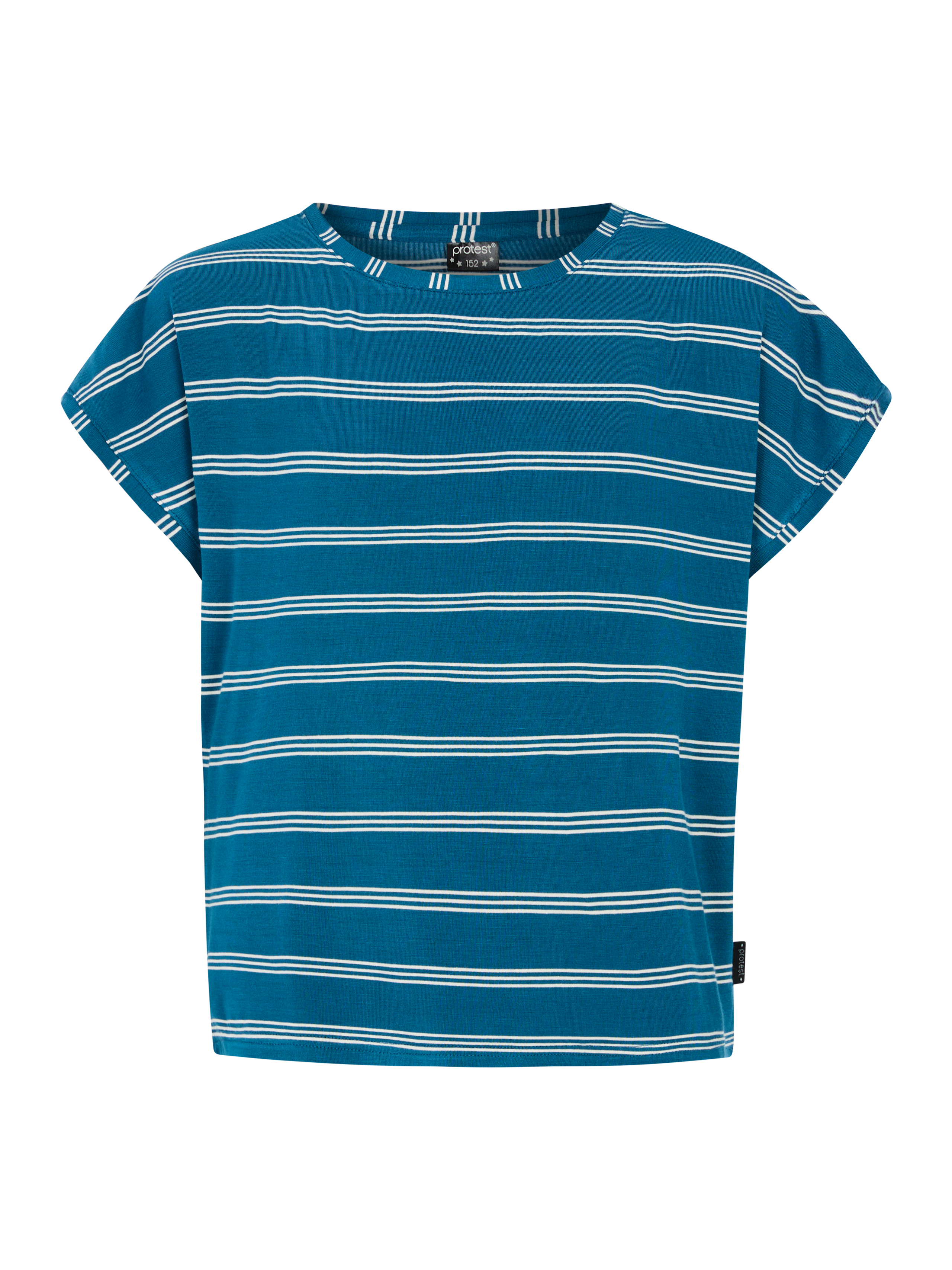 Protest Prtnoekie Jr Gestreept T-shirt Meisjes - Blauw