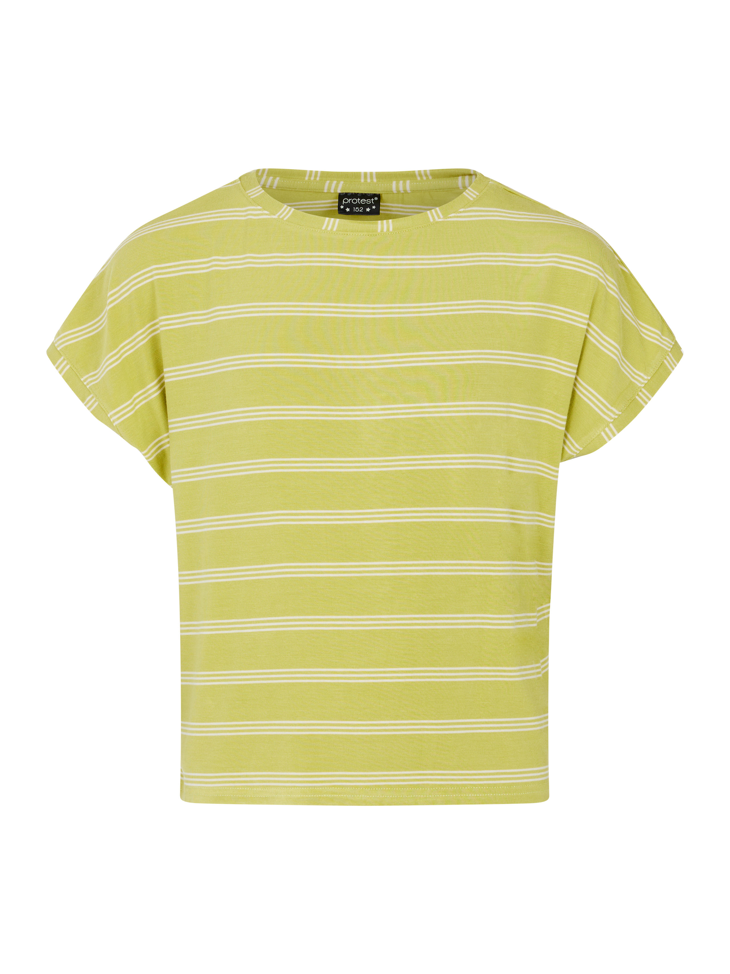 Protest Prtnoekie Jr Gestreept T-shirt Meisjes - Groen