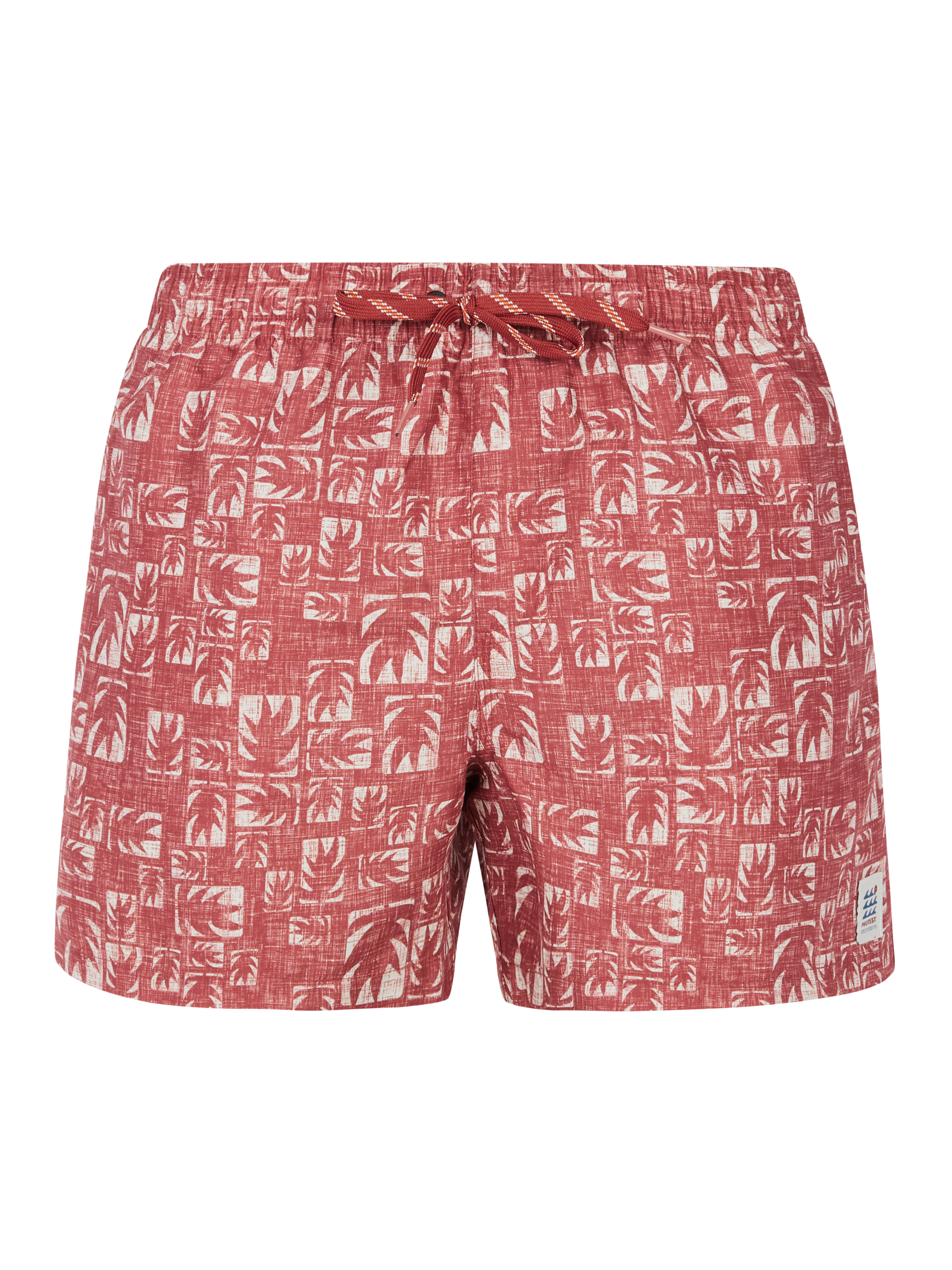 Protest Prttifton Maillot De Bain Court Homme - Rouge