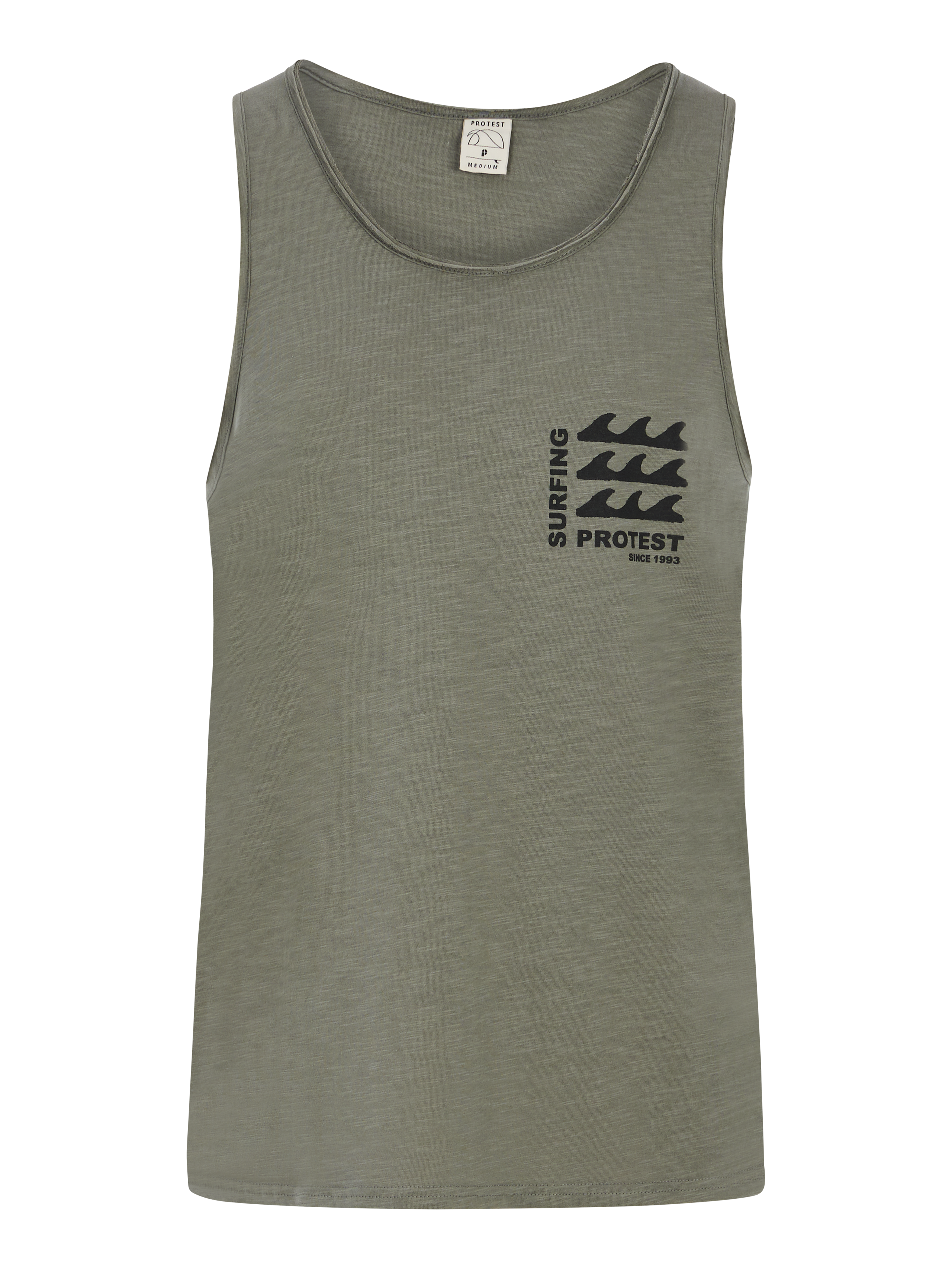 Protest Prtdany Tank Top Heren - Grijs