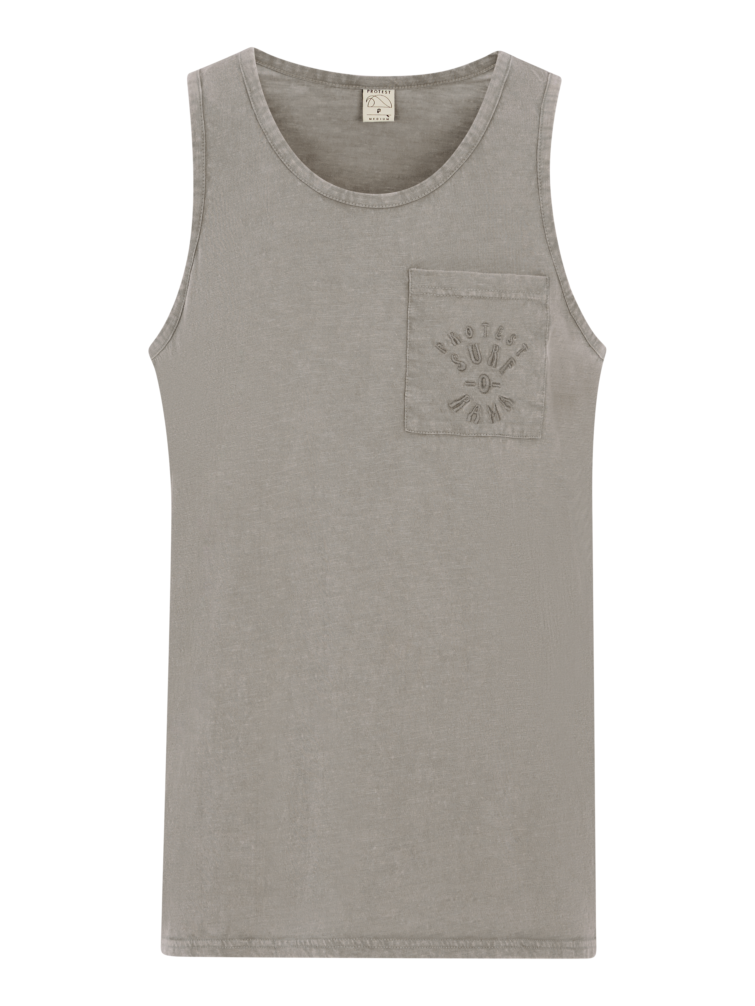 Protest Prtzach Singlet Heren - Grijs