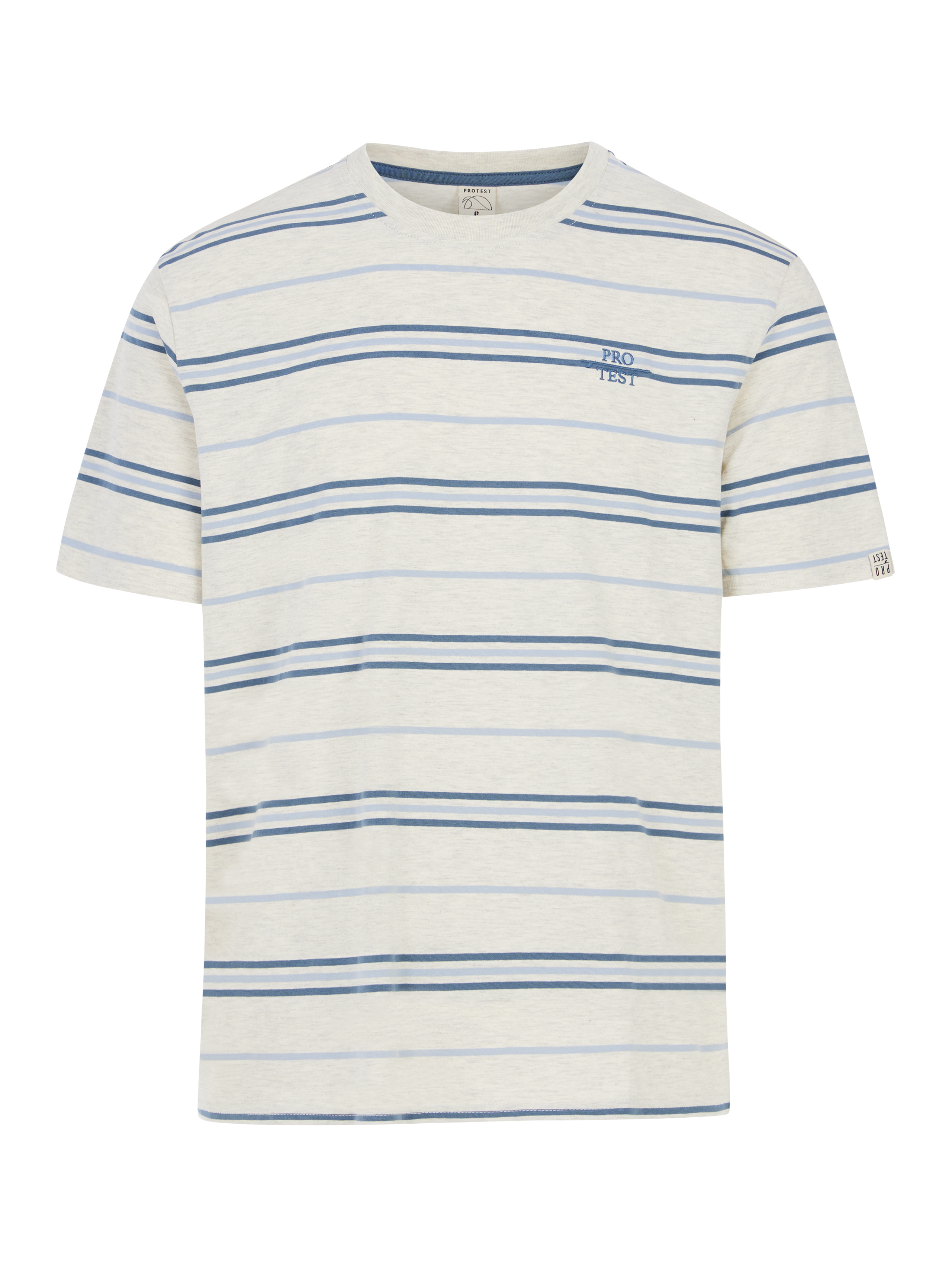 Protest Prthuxly Gestreept T-shirt Heren - Blauw