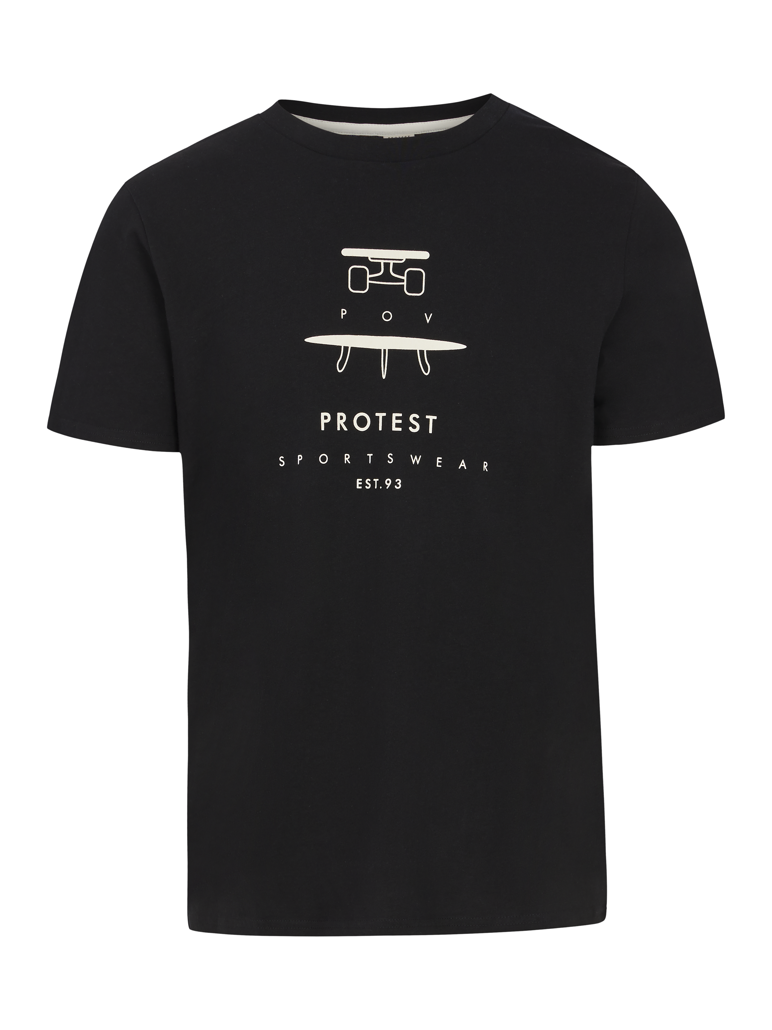 Protest Prtandros T-shirt Heren - Zwart