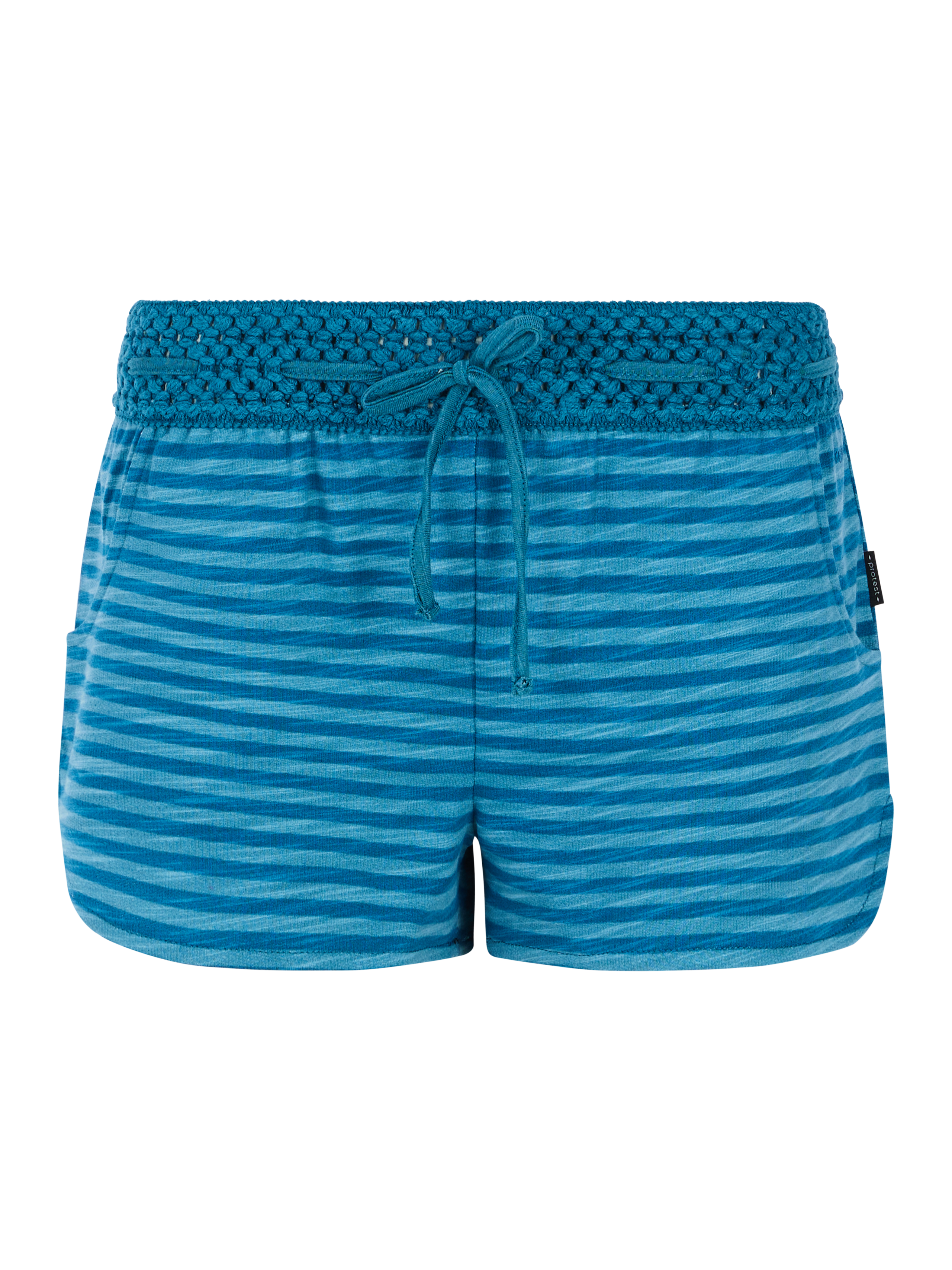 Protest Prtflowery 25 Short Rayé Femme - Bleu
