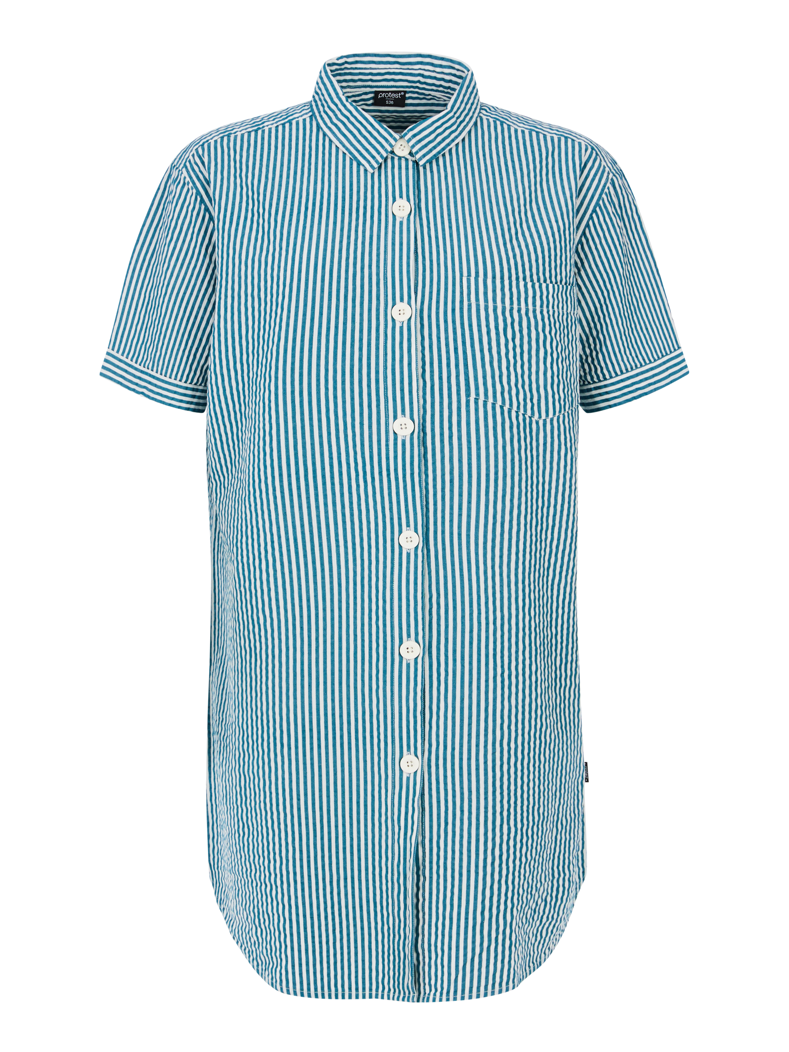Protest Prtchava Robe Chemisier Femme - Bleu