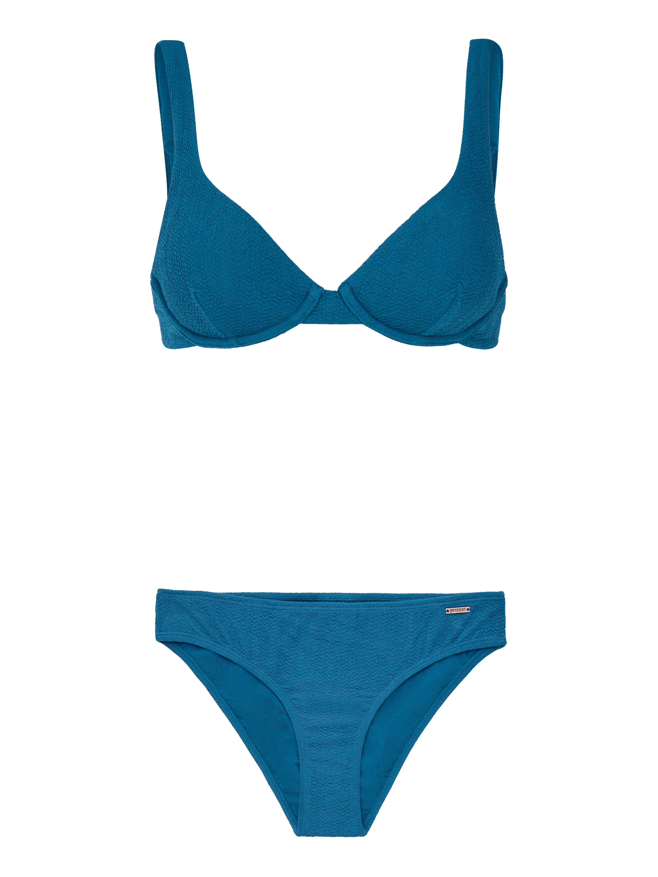 Protest Prtamita Hauts De Maillot De Bain Avec Armature Femme - Bleu