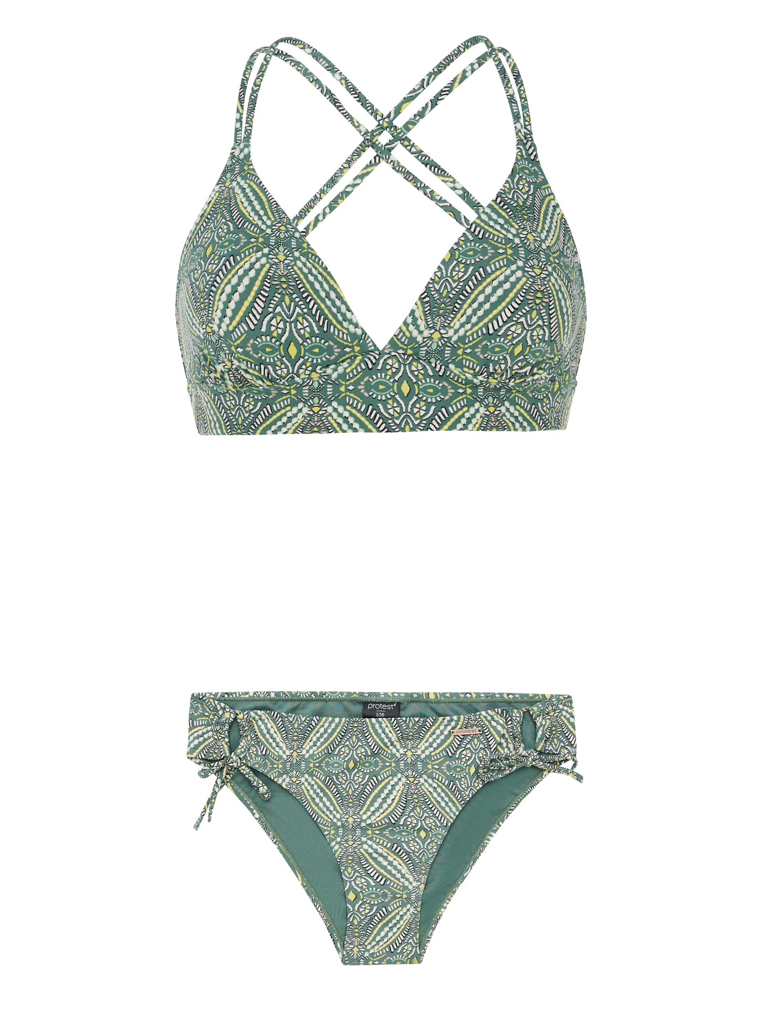Protest Prtgoofy Triangel Bikini Set Dames - Groen