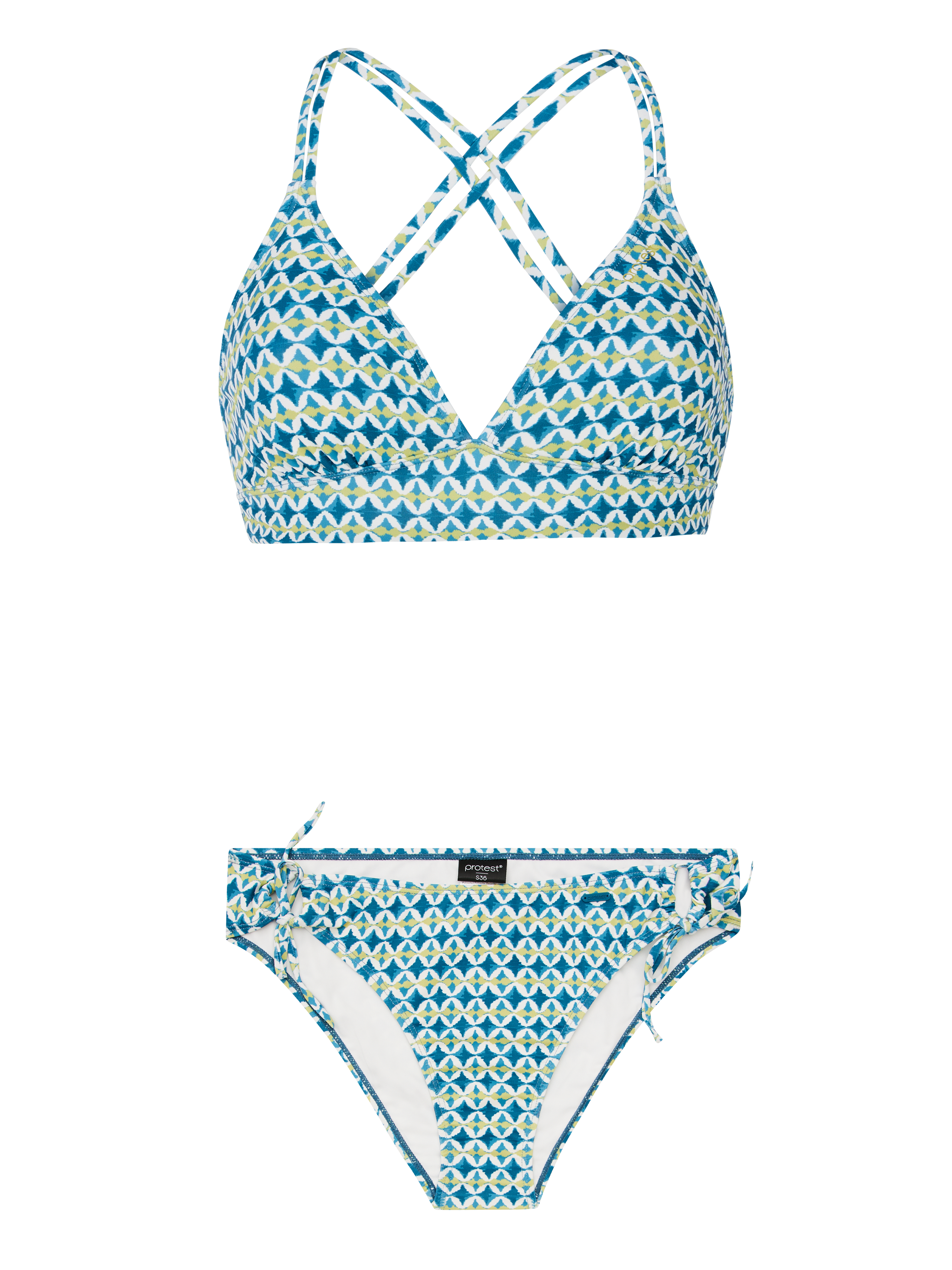 Protest Prtsplash Maillot De Bain Triangle Femme - Bleu