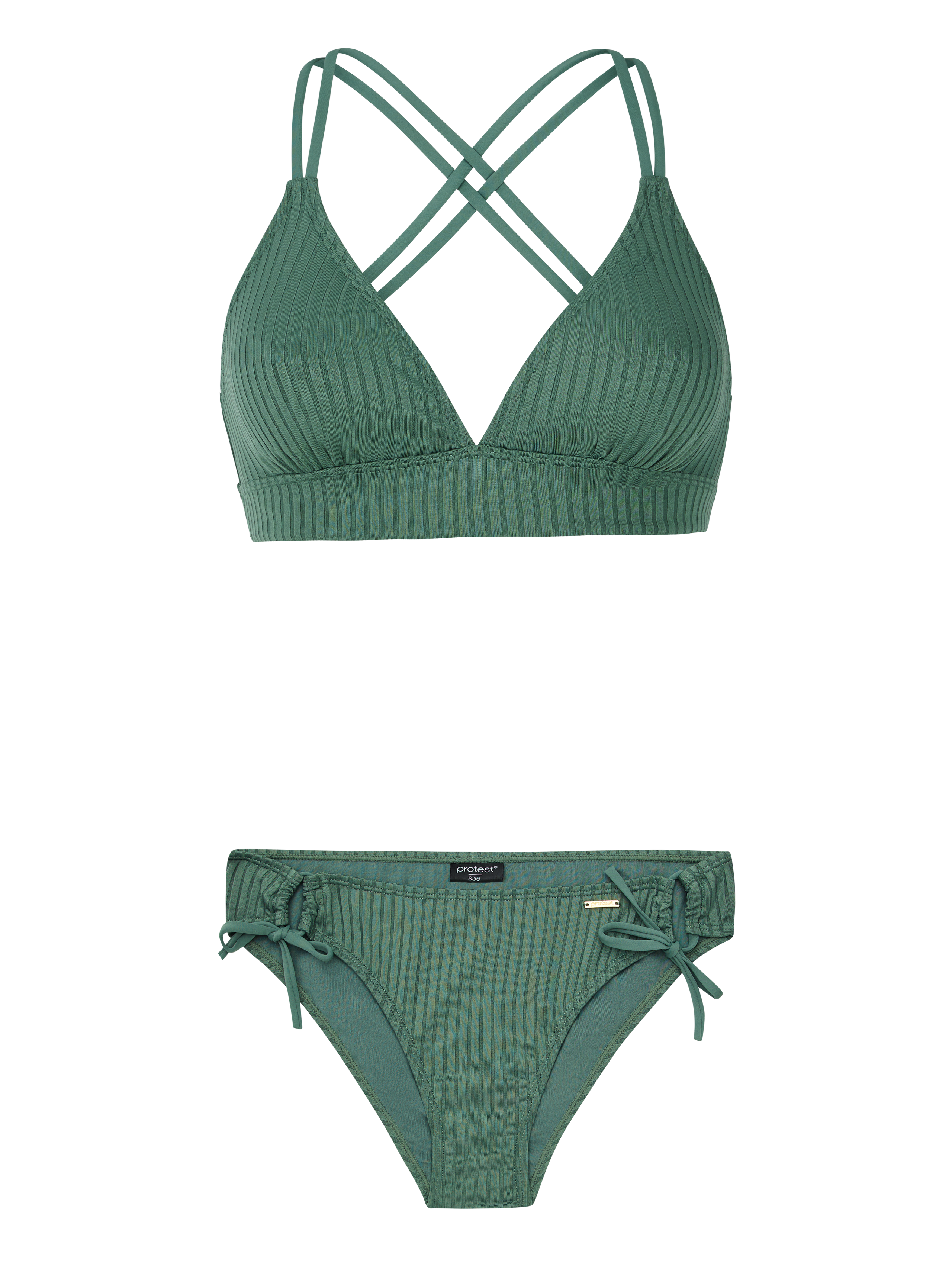Protest Prtcosta Triangel Bikini Set Dames - Groen