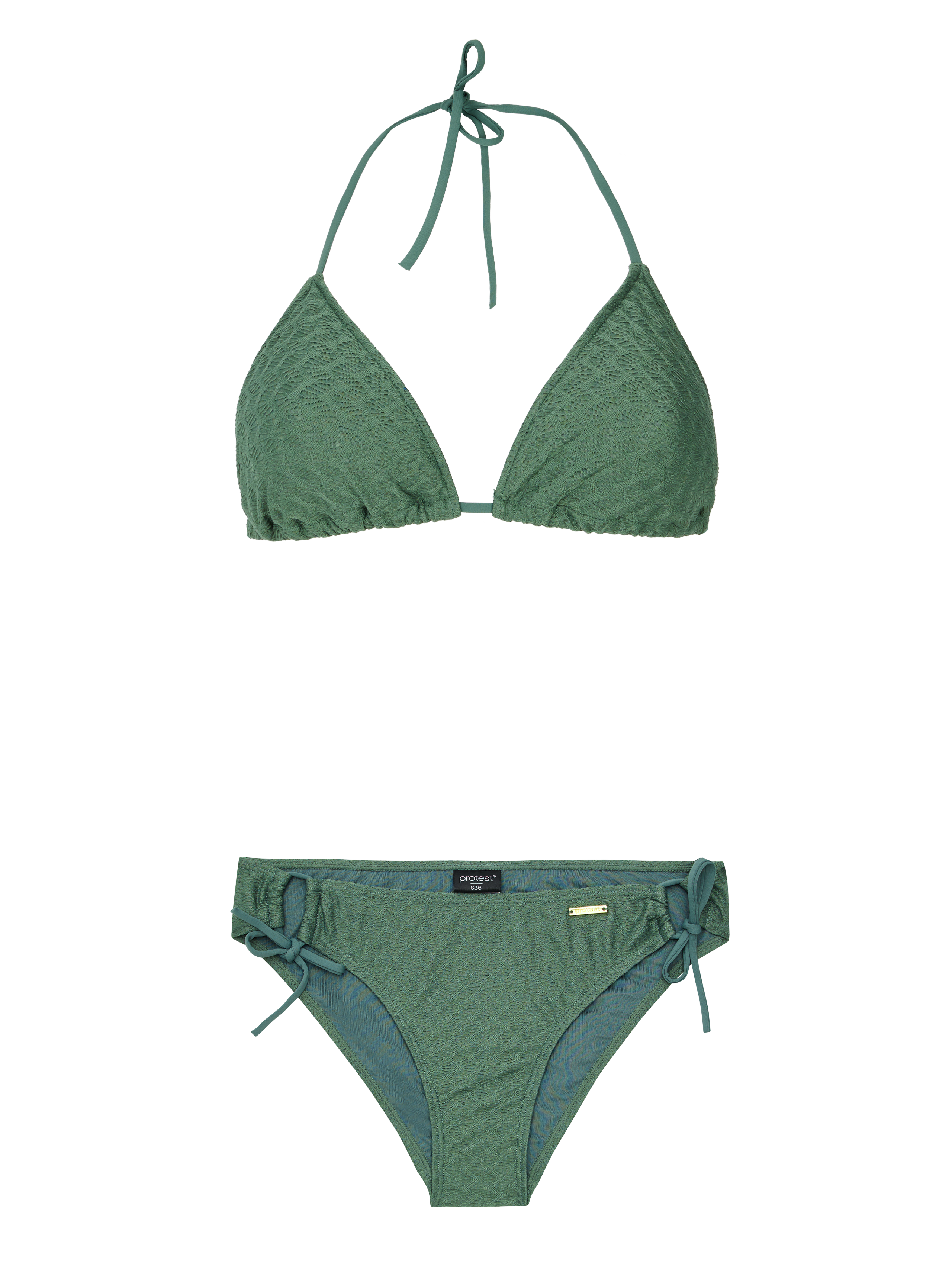 Protest Prtgrip Triangel Bikini Set Dames - Groen