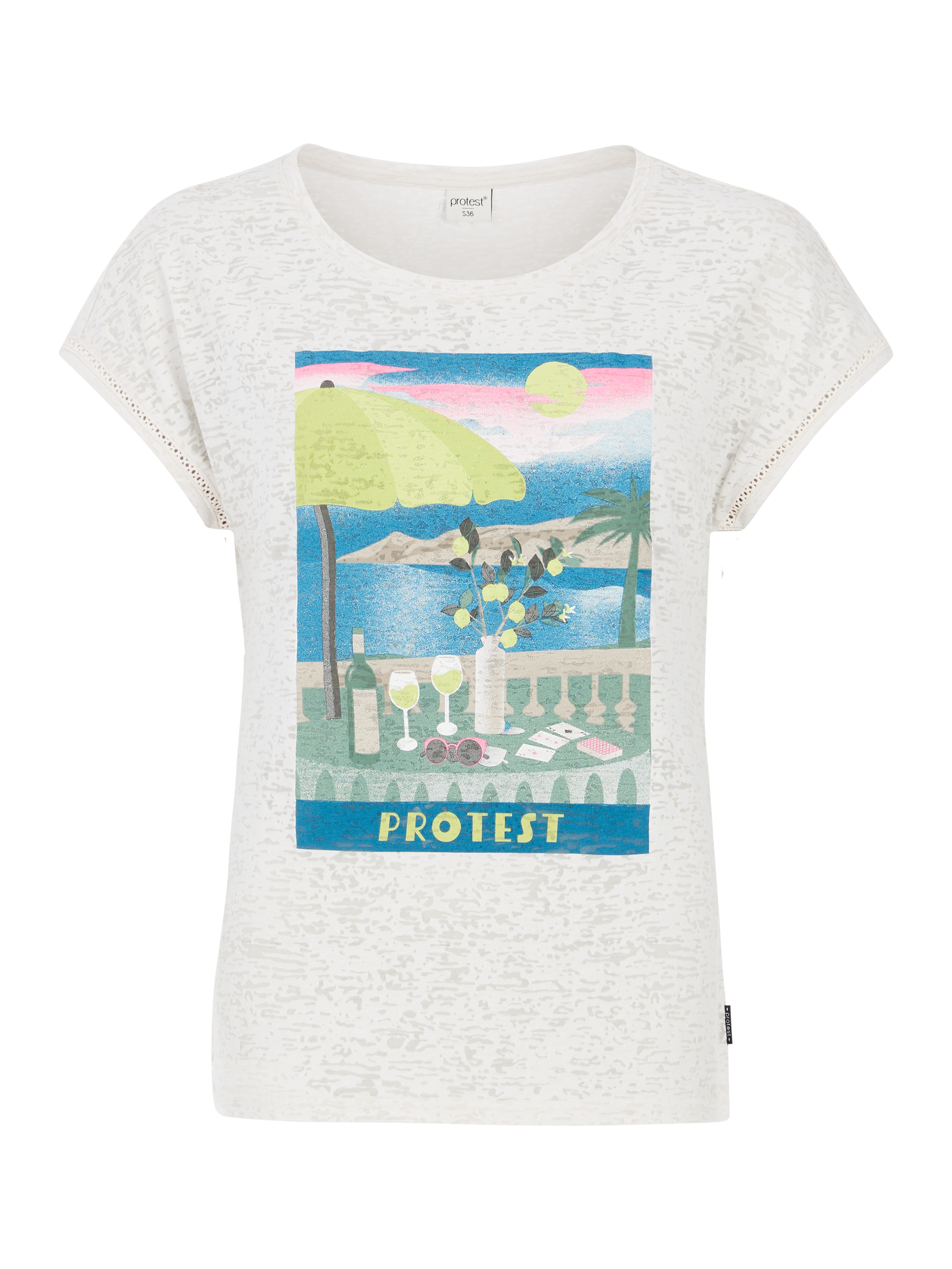 Protest Prtelles 25 T-shirt Femme - Blanc